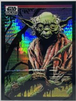 Yoda on Dagobah [Prism Refractor] #32 Star Wars 2022 Topps Galaxy Chrome