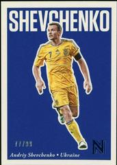 Andriy Shevchenko [Blue] #37 Soccer Cards 2017 Panini Nobility Prices