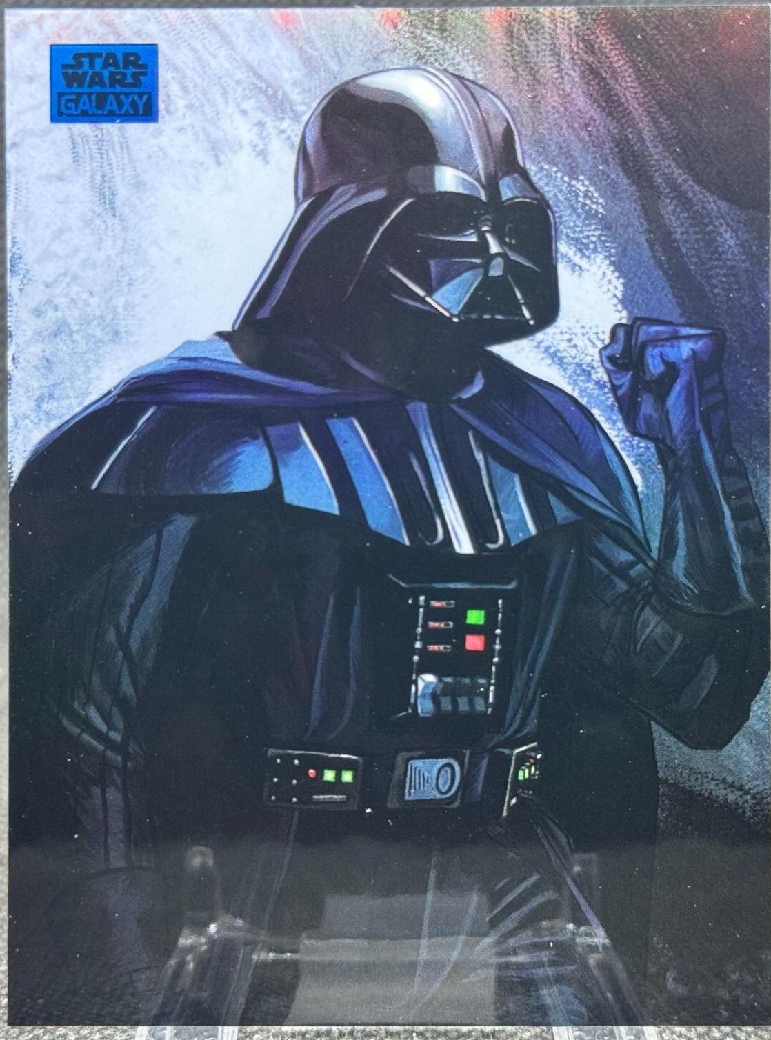 Darth Vader [Blue Refractor] #GE-15 Star Wars 2024 Topps Chrome Galaxy Galactic Empire Art