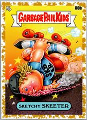 Sketchy Skeeter [Gold] #80b Garbage Pail Kids at Play Prices