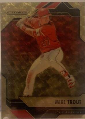 Mike Trout [Gold Vinyl] #26 Baseball Cards 2017 Panini Chronicles Prizm