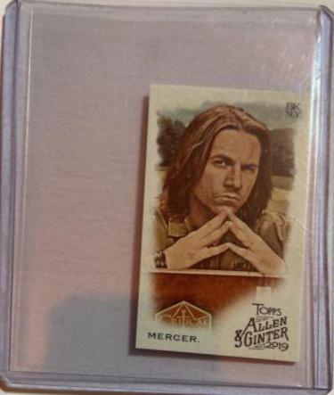 Matthew Mercer [Mini Brooklyn Back] #160 Baseball Cards 2019 Topps Allen & Ginter