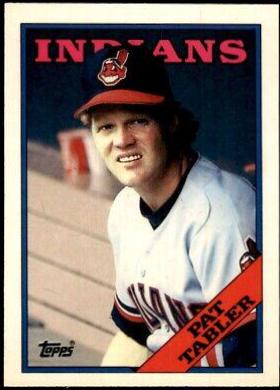 Pat Tabler #230 Baseball Cards 1988 Topps Tiffany