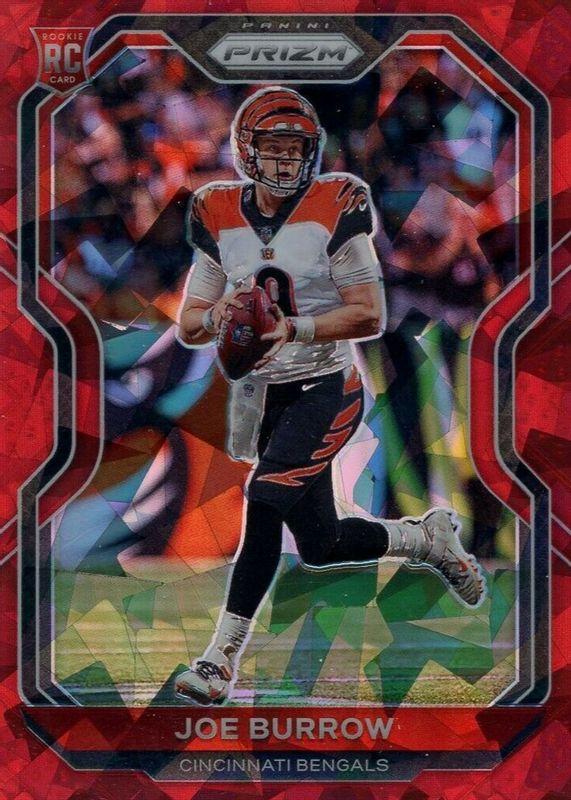 Hotsell PSA 9 Cincinnati Bengals Joe Burrow 2020 Prizm red ice RC