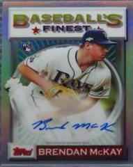 Brendan McKay [Refractor] #BM Baseball Cards 2020 Topps Finest Flashbacks Autographs Prices