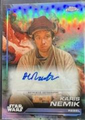 Alex Lawther as Karis Nemik #AU-AL Star Wars 2024 Topps Chrome Autograph Prices