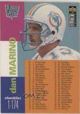 Dan Marino [Player's Club] #347 Football Cards 1995 Collector's Choice