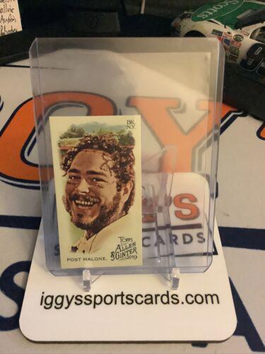 Post Malone [Mini Brooklyn Back] #176 Baseball Cards 2019 Topps Allen & Ginter