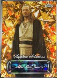 Qui-Gon Jinn #SS-1 Star Wars 2024 Topps Chrome Sapphire Selections