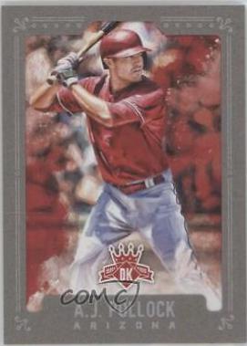 A.J. Pollock [Framed Green] #101 Baseball Cards 2017 Panini Diamond Kings