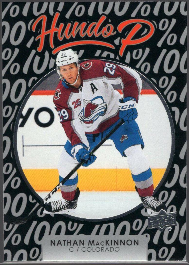 Nathan MacKinnon HP19 Prices 2021 Upper Deck Hundo P Hockey Cards
