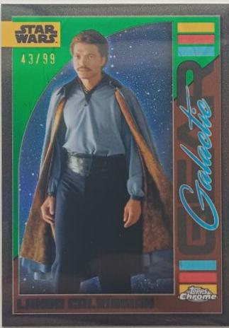 Lando Calrissian [Kashyyyk Green Refractor] #GG-1 Star Wars 2024 Topps Chrome Galactic Gear