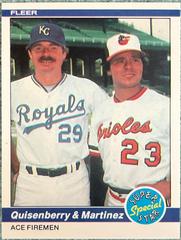 Ace Firemen [Quisenberry & Martinez] #635 Baseball Cards 1984 Fleer Prices