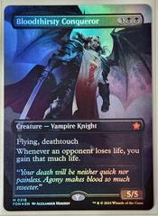 Bloodthirsty Conqueror [Foil] #318 Magic Foundations Prices