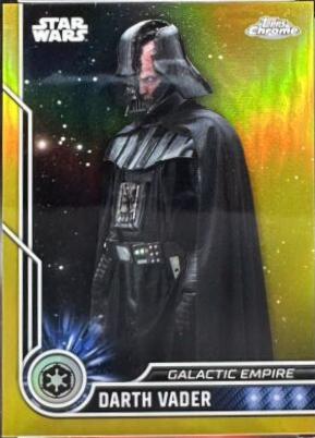 Darth Vader [Gold Refractor] #15 Star Wars 2023 Topps Chrome