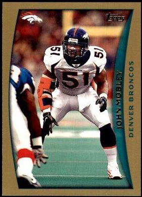 John Mobley #58 Football Cards 1998 Topps