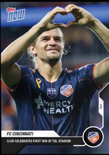 FC Cincinnati #133 Soccer Cards 2021 Topps Now MLS