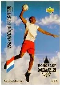 Michael Jordan Honorary Captain #HC3 Basketball Cards 1994 Upper Deck