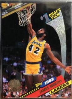 James Worthy [Gold] #2 Basketball Cards 1992 Topps Archives