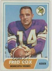 Fred Cox #107 Football Cards 1968 Topps Prices