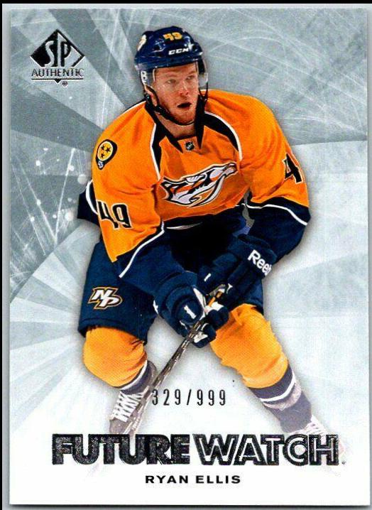 Ryan Ellis #201 Hockey Cards 2011 SP Authentic