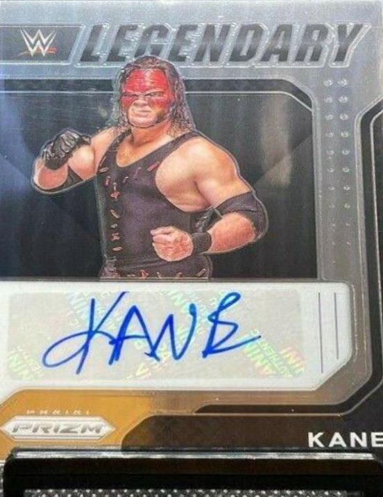 Kane #LS-KNE Wrestling Cards 2022 Panini Prizm WWE Legendary Signatures