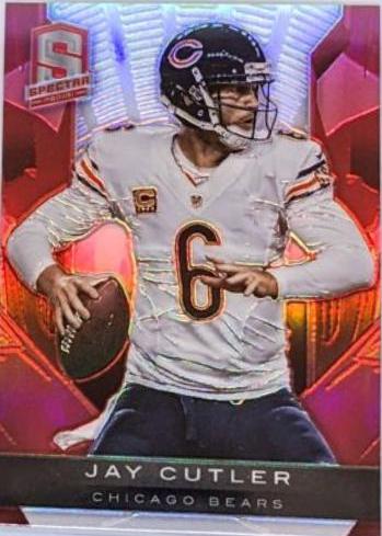 Jay Cutler [Spectra Red] #17 Football Cards 2013 Panini Spectra