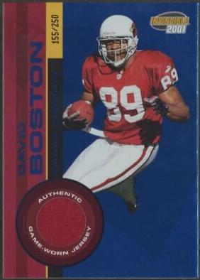 David Boston [Blue] #1 Football Cards 2001 Pacific Invincible