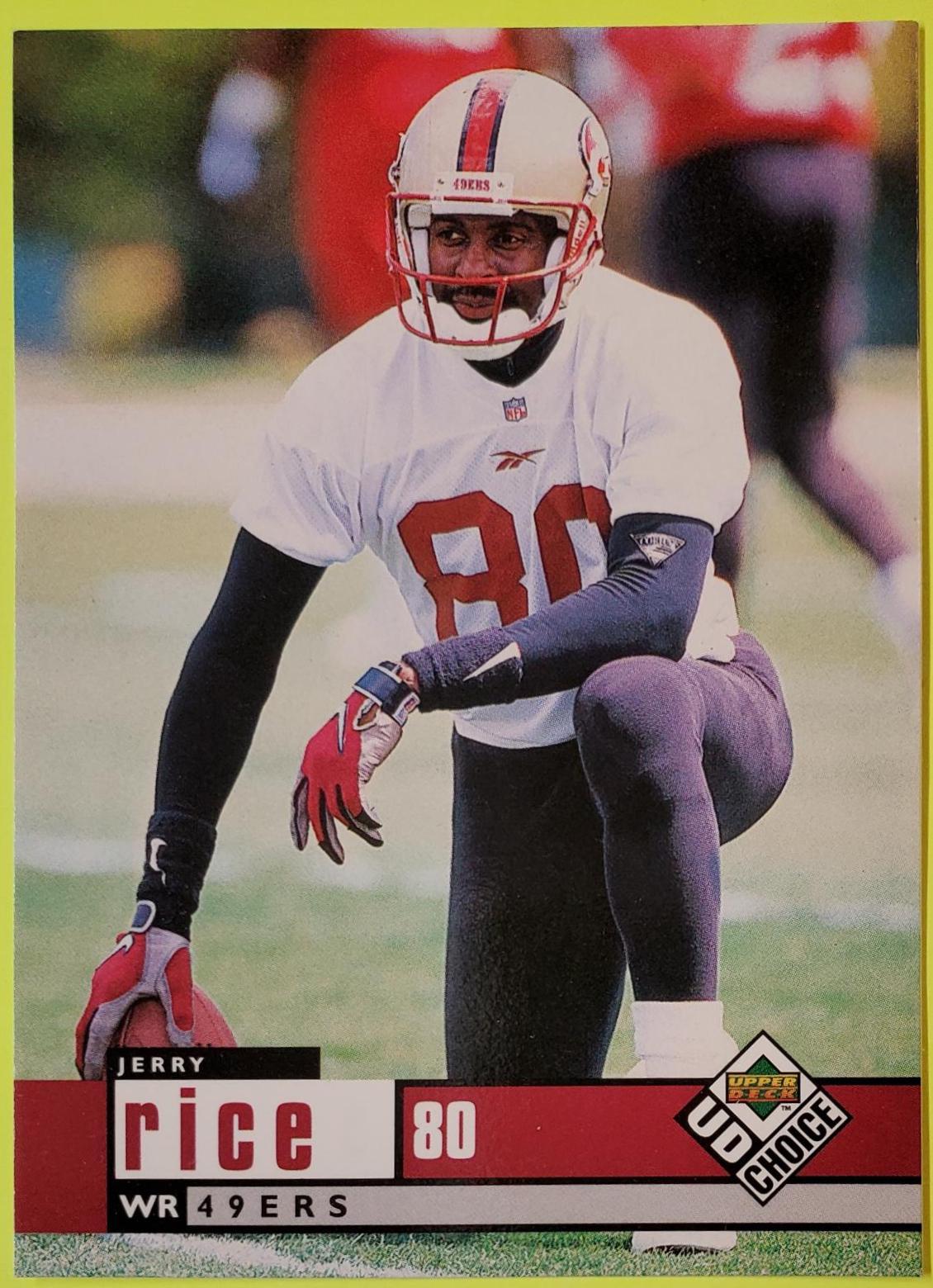 Jerry Rice #9 Football Cards 1998 Upper Deck UD Choice