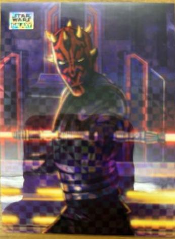 Darth Maul [X-Fractor] #AS-7 Star Wars 2024 Topps Chrome Galaxy Art of the Sith