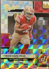 Tyrion Davis Price #TR-26 Football Cards 2022 Panini Donruss The Rookies