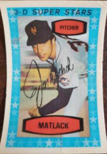 Jon Matlack #10 Baseball Cards 1975 Kellogg's