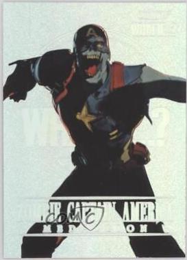 Zombie Captain America [Platinum] #M28 Marvel 2023 Upper Deck What If Medallion