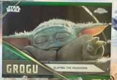 Slaying the Mudhorn [Green Refractor] #JG-3 Star Wars 2023 Topps Chrome Journey of Grogu Prices