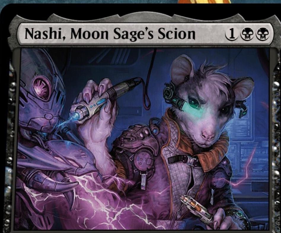 Nashi, Moon Sage's Scion #143 Magic Outlaws of Thunder Junction Commander