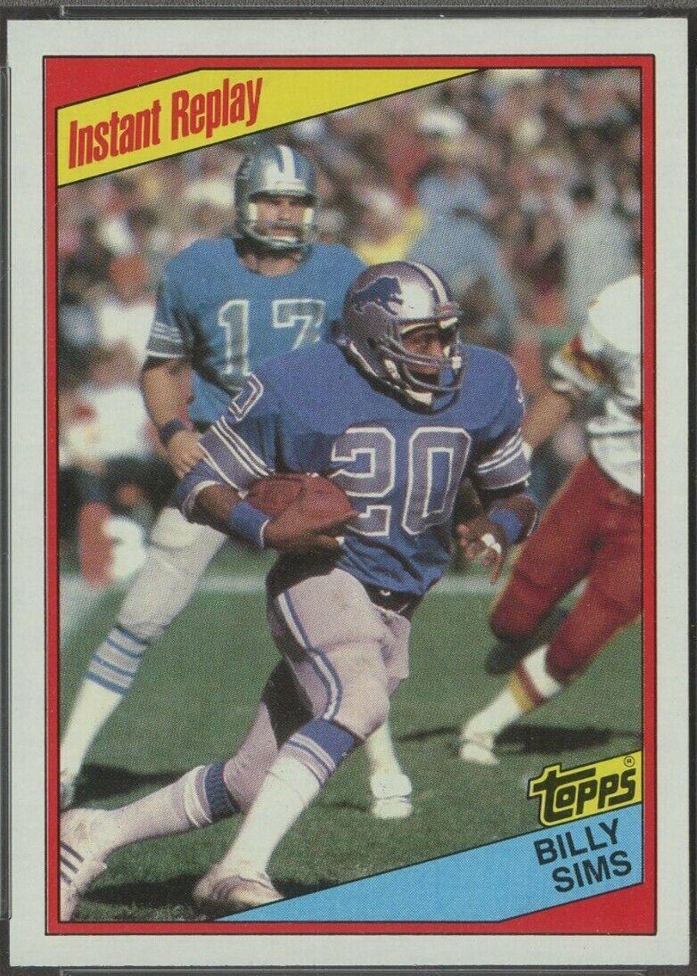 Billy Sims #261 Football Cards 1984 Topps