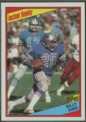 Billy Sims #261 Football Cards 1984 Topps Prices