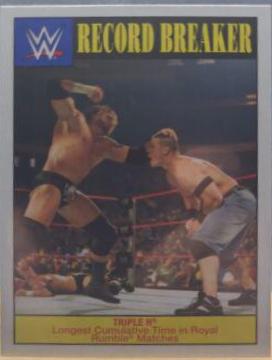 Triple H #28 Wrestling Cards 2016 Topps WWE Heritage Record Breakers