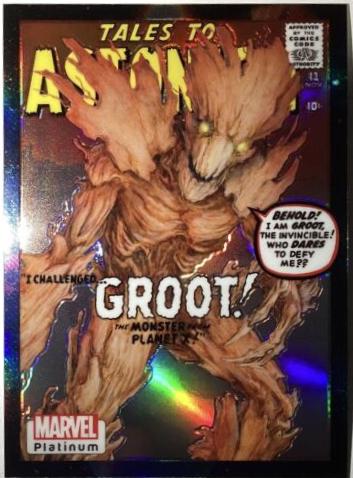 Groot [Cosmic] #VI41 Marvel 2023 Upper Deck Platinum Cover Variant