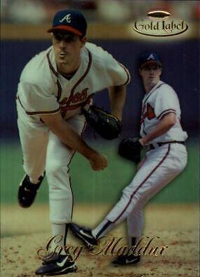 Greg Maddux [Class 1] #2 Baseball Cards 1998 Topps Gold Label