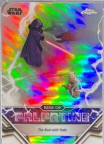 The Duel with Yoda [Refractor] #RP-11 Star Wars 2024 Topps Chrome The Rise of Palpatine