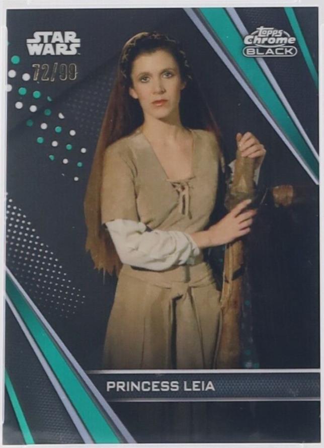 Princess Leia Organa [Green Refractor] #17 Star Wars 2023 Topps Chrome