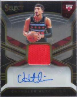 Chandler Hutchison #CHS Basketball Cards 2018 Panini Select Rookie Jersey Autographs