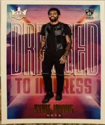 Kyrie Irving #8 Basketball Cards 2019 Panini Court Kings Dressed to Impress