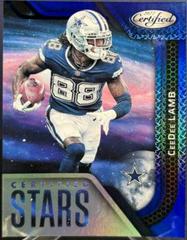 CeeDee Lamb [Blue] #CS-25 Football Cards 2022 Panini Certified Stars Prices