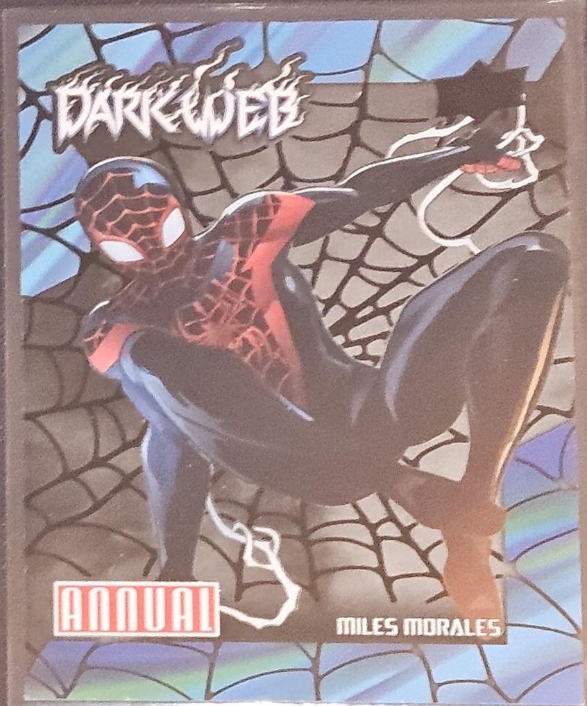 Miles Morales [Black] #DW-17 Marvel 2023 Upper Deck Annual Dark Web