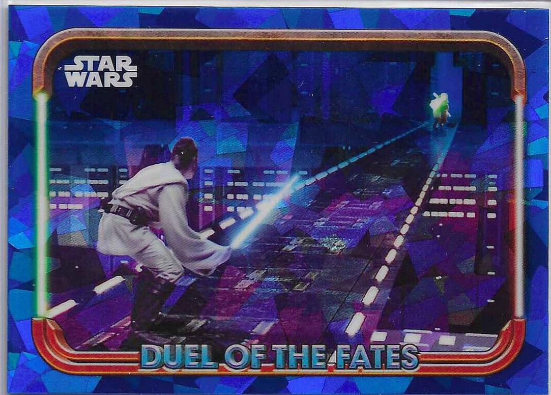 Struggling to Catch Up #DF-7 Star Wars 2024 Topps Chrome Sapphire Duel of the Fates