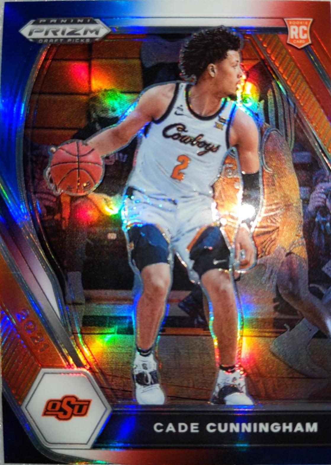 Cade Cunningham [Red White Blue Prizm] #1 Basketball Cards 2021 Panini Prizm Draft Picks