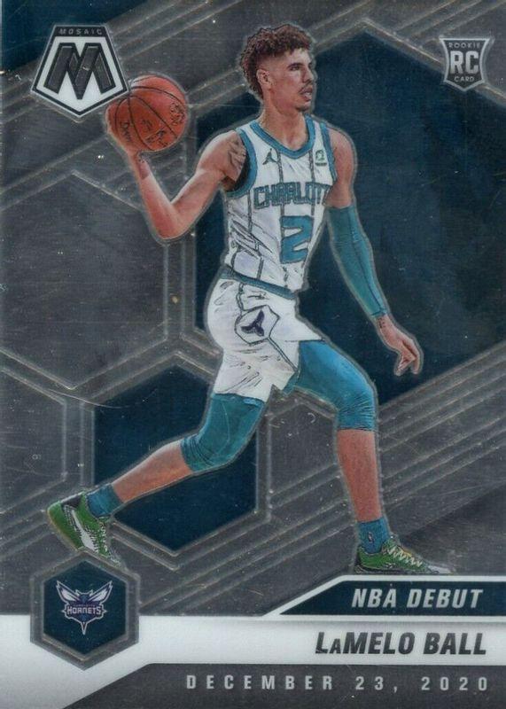 Lamelo Ball NBA outlet Debut Mosaic Prizm SGC 10