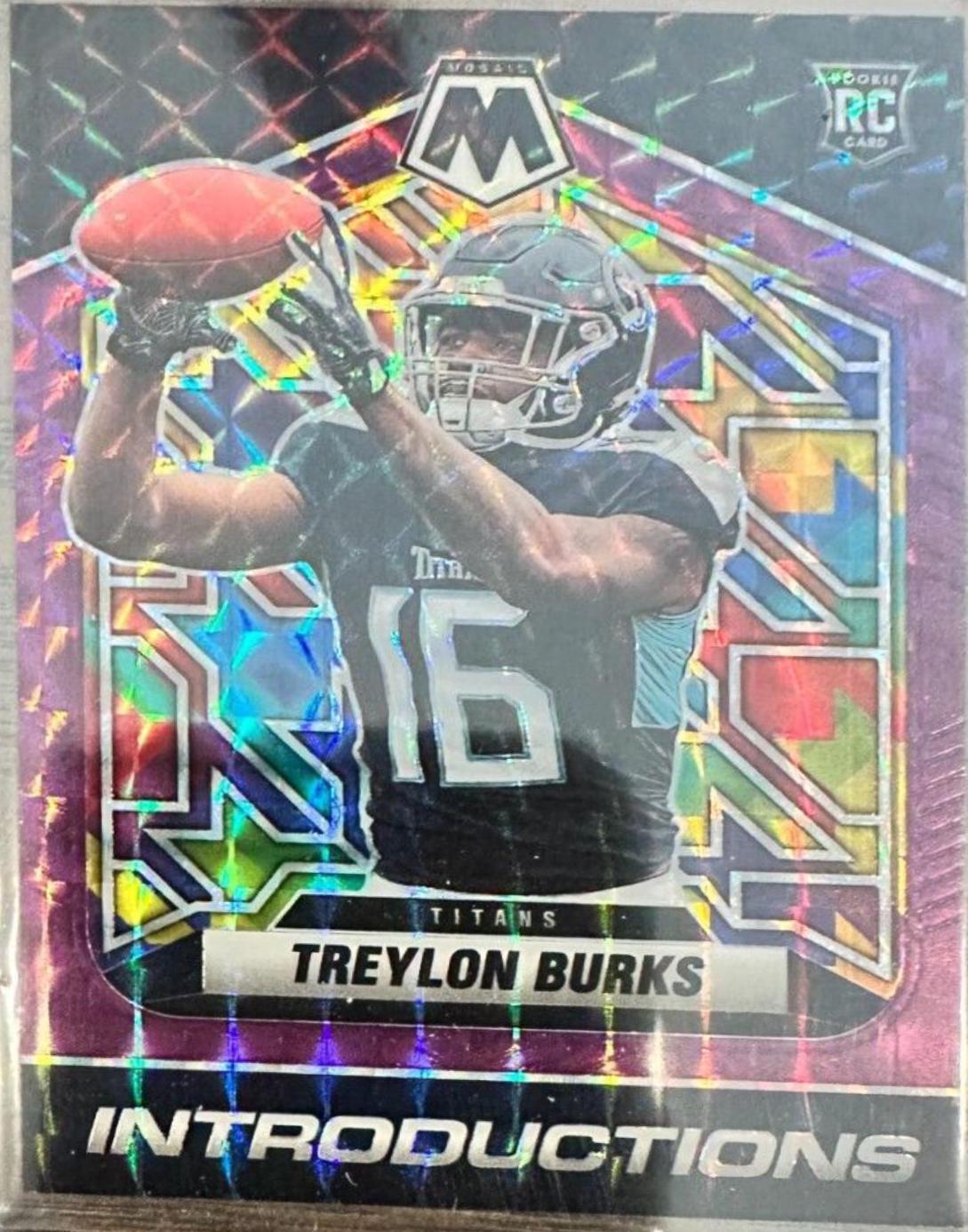 Treylon Burks [Purple] #I-9 Football Cards 2022 Panini Mosaic Introductions